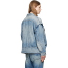 R13 Blue Roxy Moto Denim Jacket