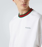 Gucci Logo cotton-blend sweatshirt