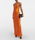 Nili Lotan - Cami silk satin slip dress