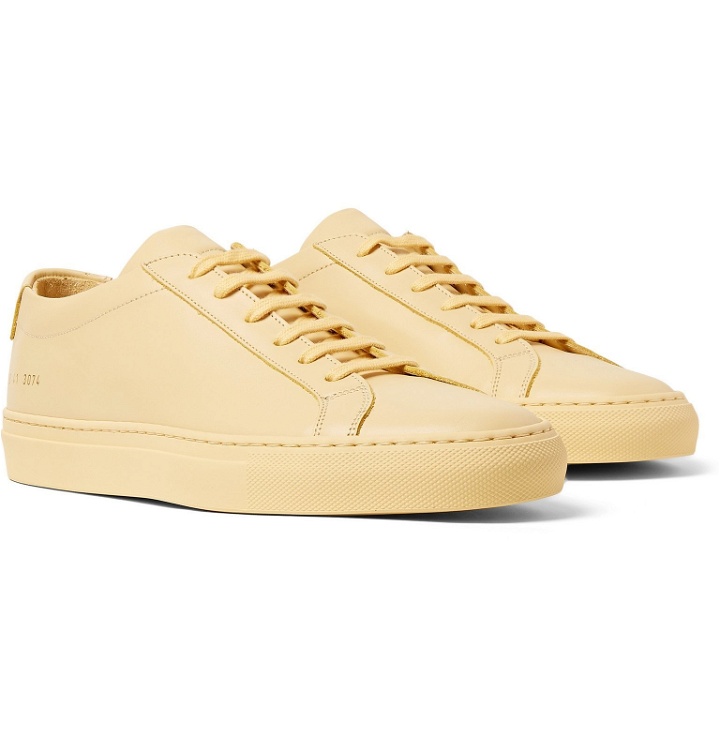 Photo: Common Projects - Original Achilles Leather Sneakers - Yellow