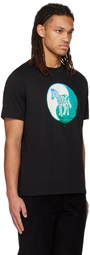 PS by Paul Smith Black Yin Yang Zebra T-Shirt