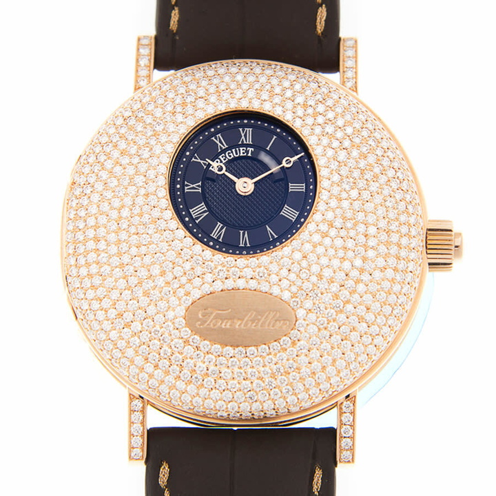 Photo: Breguet Classique Hand Wind Diamond Gold Dial Mens Watch 1808BR/92/9W6/DD00