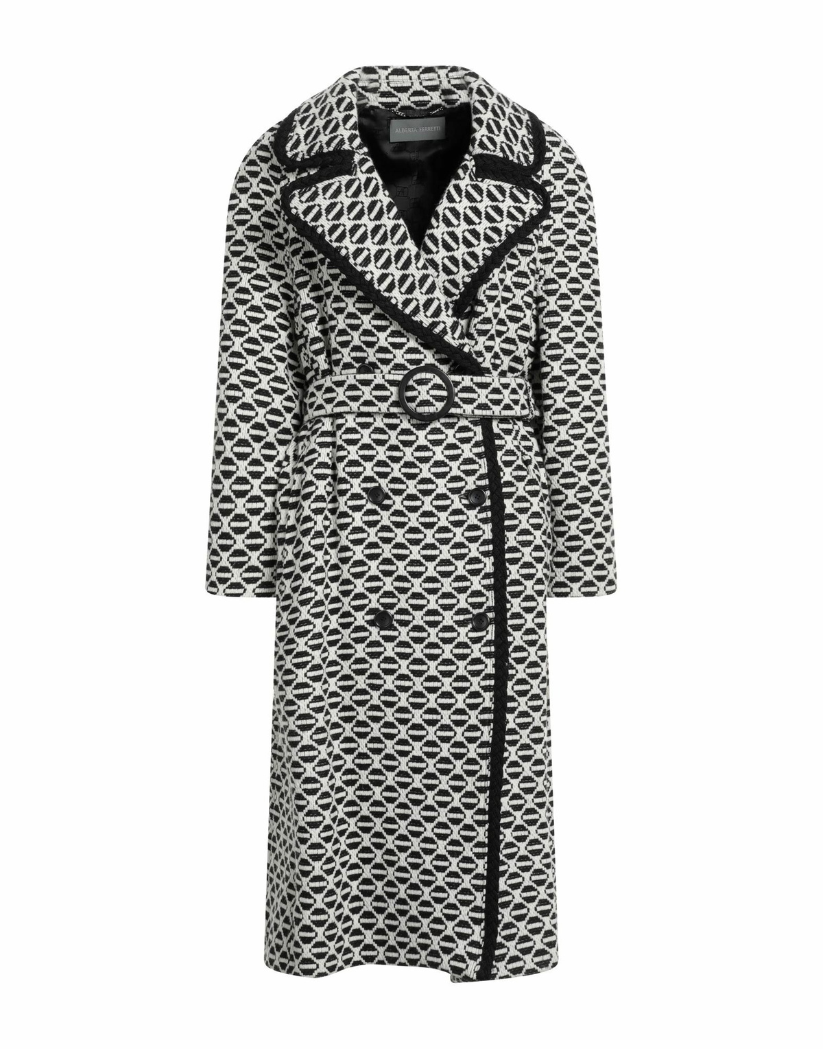 Alberta Ferretti Womens Coat in Black