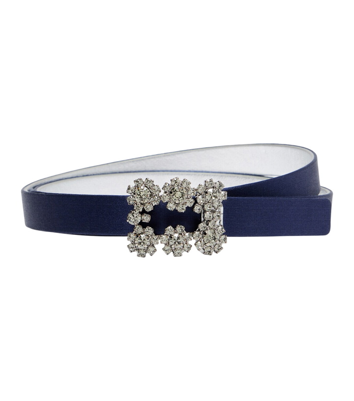 Photo: Roger Vivier Efflorescence satin belt