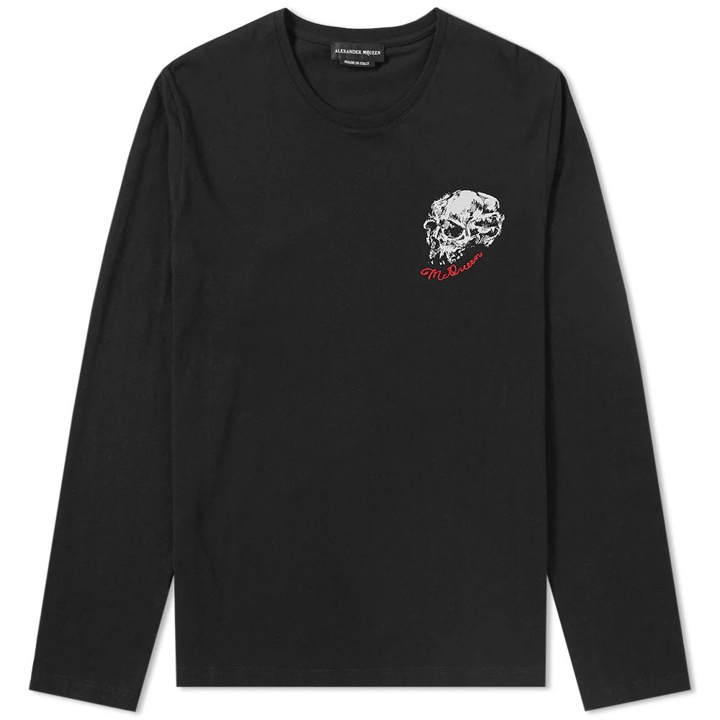 Photo: Alexander McQueen Long Sleeve Multi Skull Tee