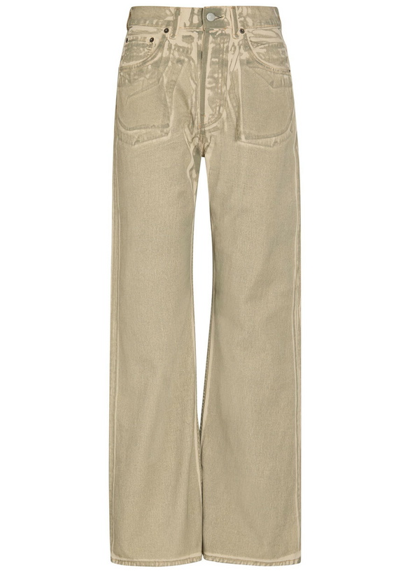 Photo: Acne Studios Two-toned Wide-leg Jeans Sage