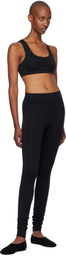 ÉTERNE Black Jersey Sport Bra