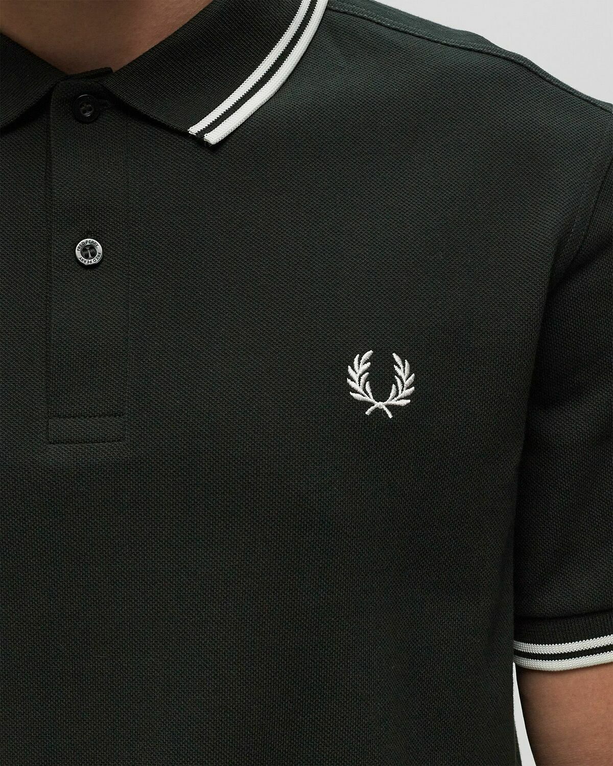 Comme des Garçons Shirt X Fred Perry TEE KNIT Green Mens Polo