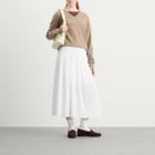 Kijun Women's Pure Pleats Maxi Skirt in Off-White