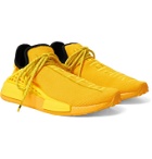 adidas Originals - Pharrell Williams Hu NMD Rubber-Trimmed Primeknit Sneakers - Yellow
