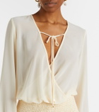 Bananhot Naya shirred minidress
