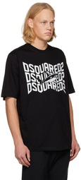 Dsquared2 Black Shark Slouch T-Shirt