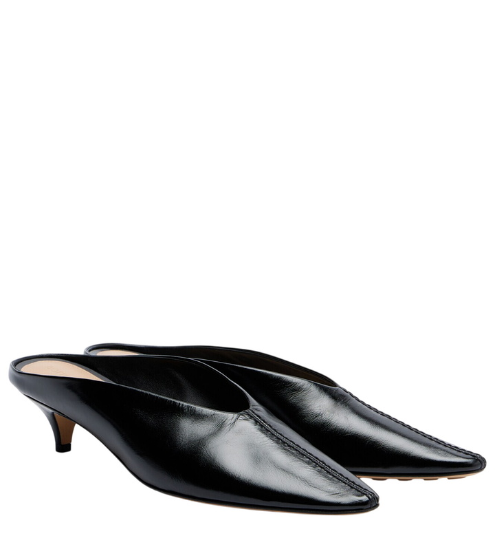 Photo: Bottega Veneta Virna leather mules