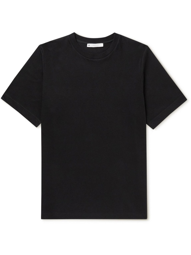 Photo: Y-3 - CH2 Index Printed Cotton-Jersey T-Shirt - Black