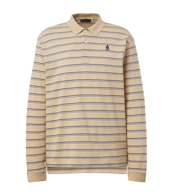 Photo: Prada Striped cotton piqué polo shirt