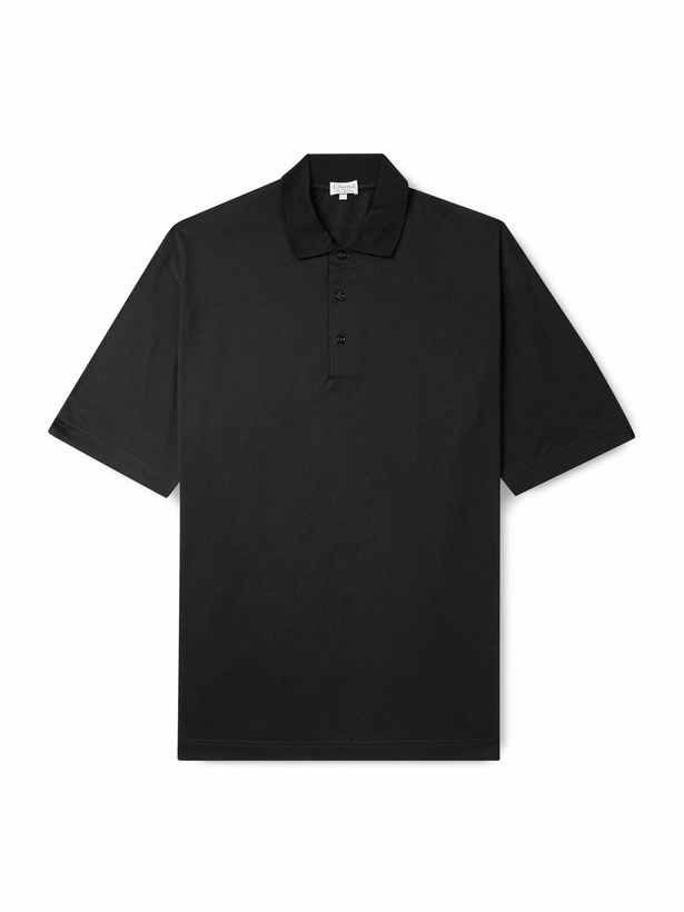 Photo: Charvet - Cotton Polo Shirt - Black
