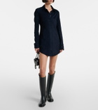 Stouls Geraldine suede shirt dress