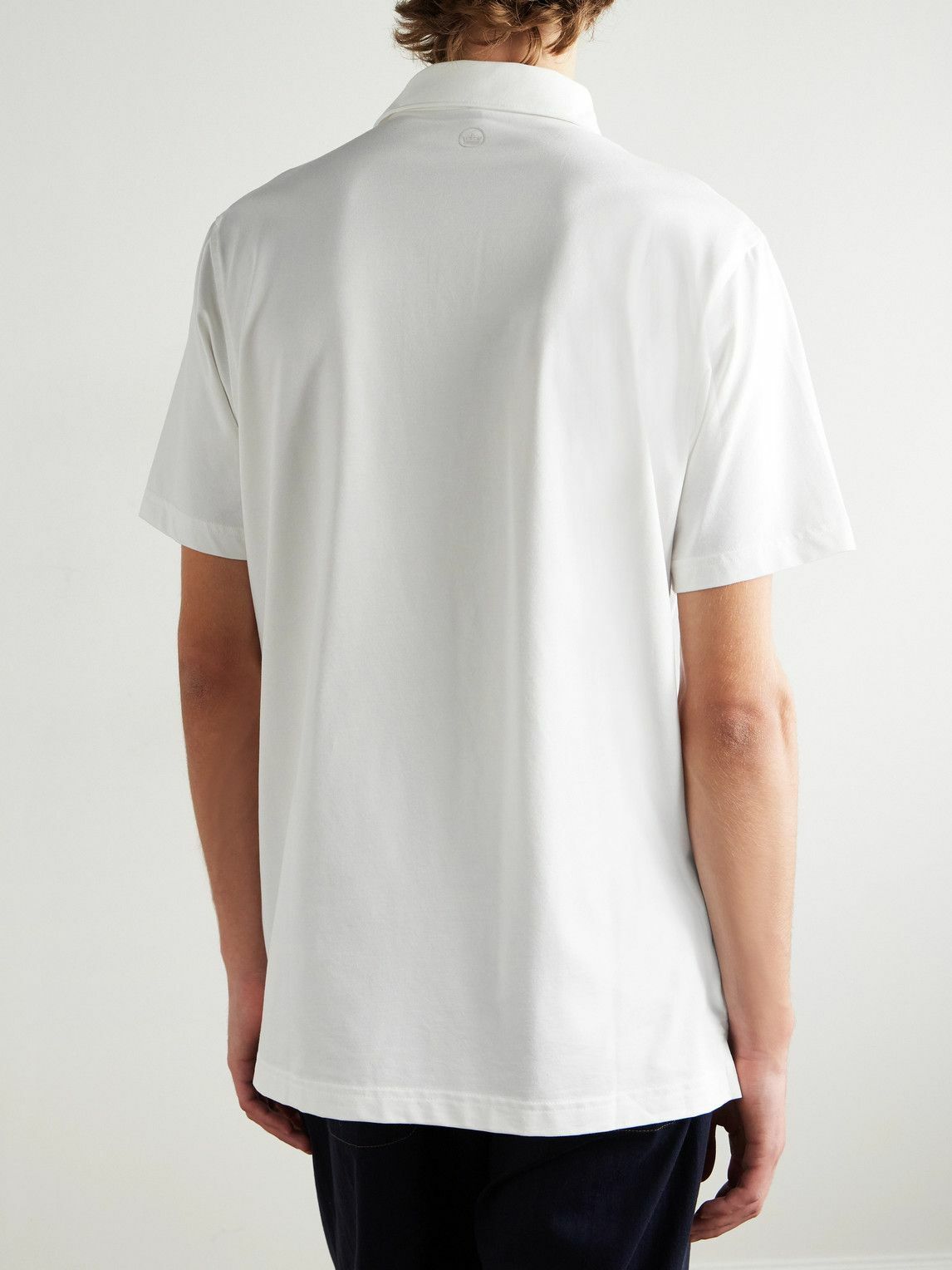 Peter Millar - Albatross Pima Cotton-Blend Piqué Polo Shirt - White