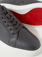 Christian Louboutin - Rantulow Full-Grain Leather Sneakers - Gray