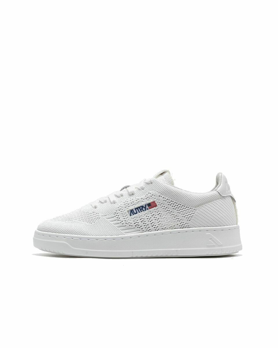 Photo: Autry Action Shoes Easeknit Low Wom White - Womens - Lowtop