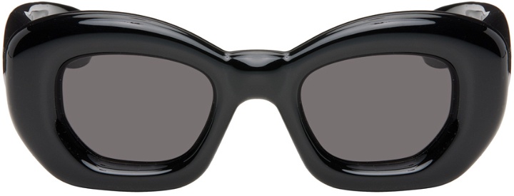 Photo: LOEWE Black Inflated Butterfly Sunglasses