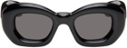 LOEWE Black Inflated Butterfly Sunglasses