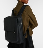 Loewe Military leather backpack