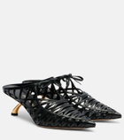 Ferragamo Cirry leather mules