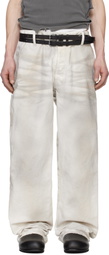 Alexander Digenova Off-White Underground Painter Trousers