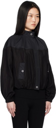 3.1 Phillip Lim Black & Navy Combo Track Jacket