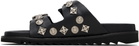 Toga Virilis Black Buckle Sandals
