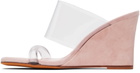 Maryam Nassir Zadeh Pink Olympia Wedge Heeled Sandals