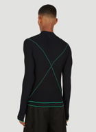 Techno Skin Sweater in Black