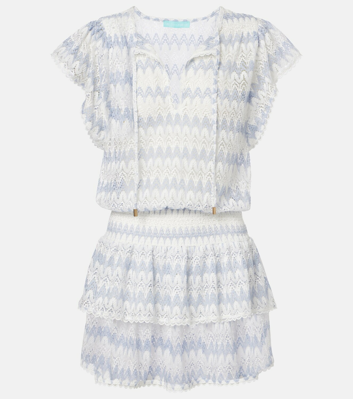 Melissa Odabash Remi tiered minidress