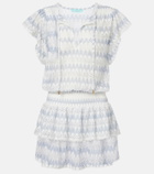 Melissa Odabash Remi tiered minidress