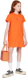 Marni Kids Orange Box Basket Bag