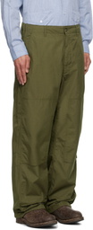Engineered Garments Khaki Cloth Painter Trousers