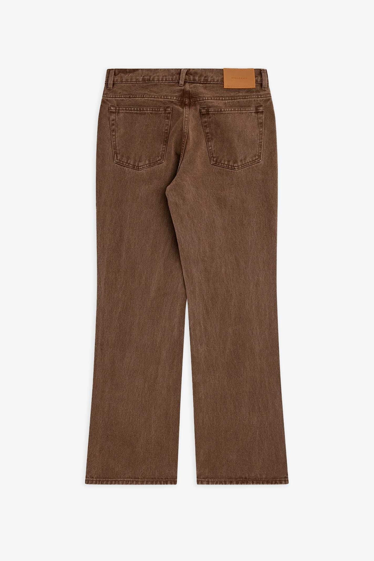 Our Legacy 70s Cut Brown Denim 5 Pockets Bootcut Jeans - 70s Cut