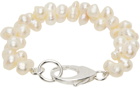Hatton Labs White Peanut Pearl Bracelet