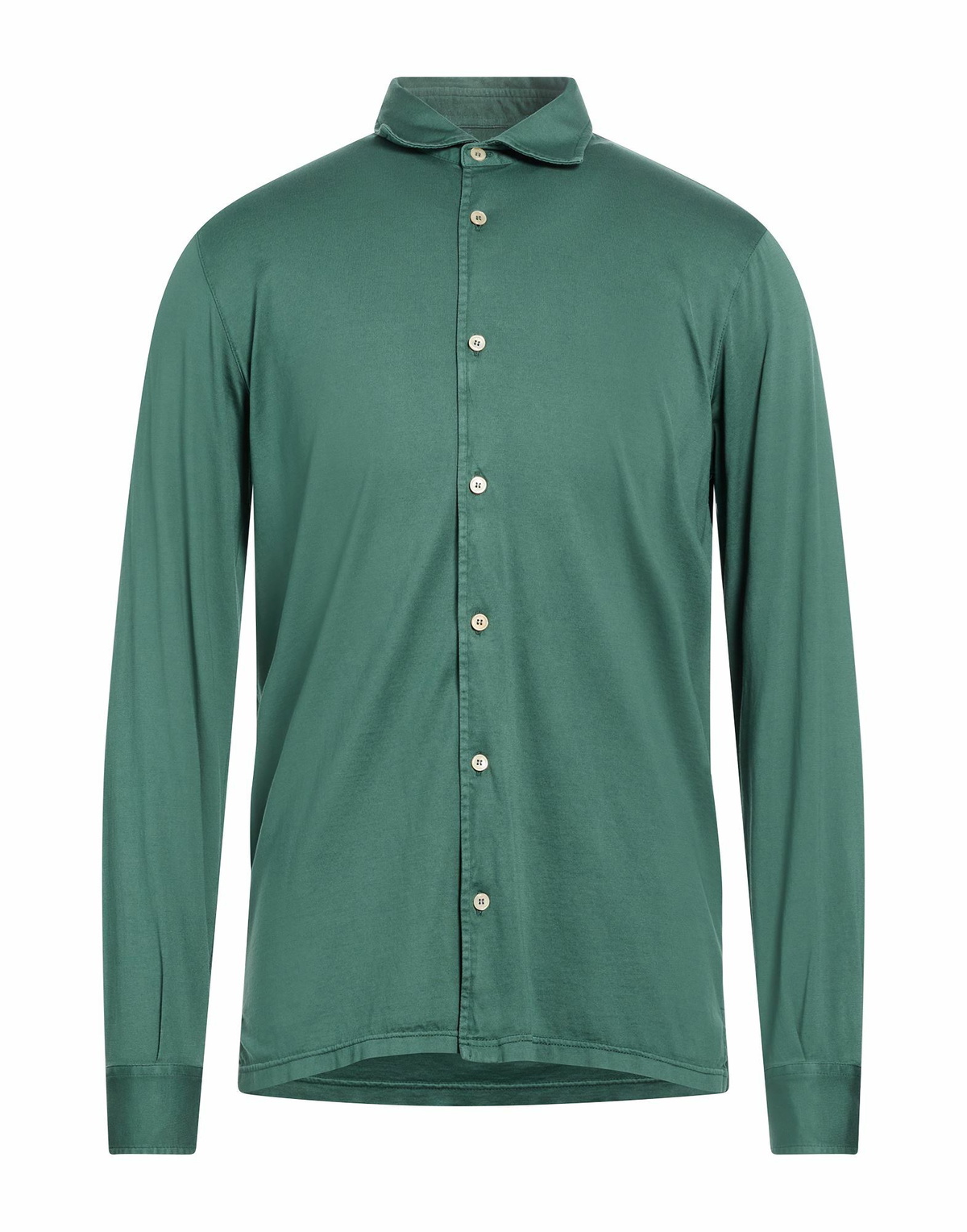 Fedeli Mens Shirt Emerald in Green