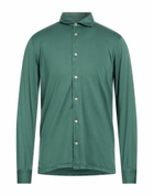 Fedeli Mens Shirt Emerald in Green