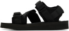 Suicoke Black KISEE-V Sandals