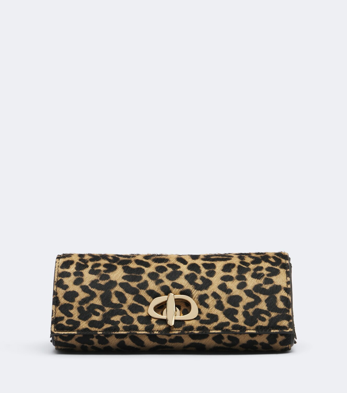 Amanu Tanzania leopard-print calf hair clutch
