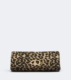 Amanu Tanzania leopard-print calf hair clutch