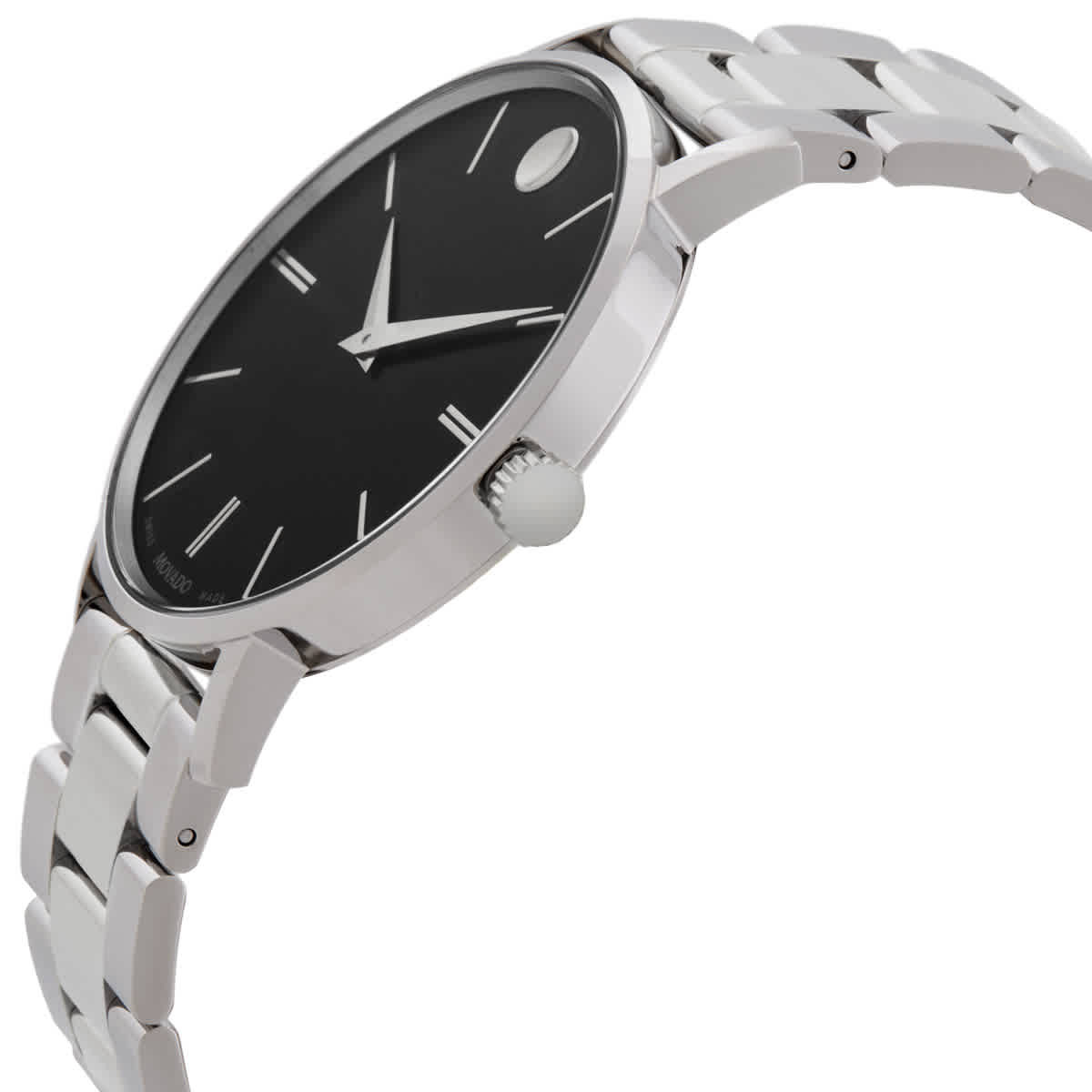 Movado Classic Museum Quartz Black Dial Watch 0607984