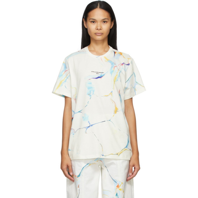 Photo: Stella McCartney White Marbling T-Shirt