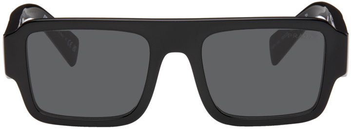 Photo: Prada Eyewear Black Rectangular Sunglasses