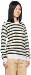 Marni Off-White & Black Striped Sweater