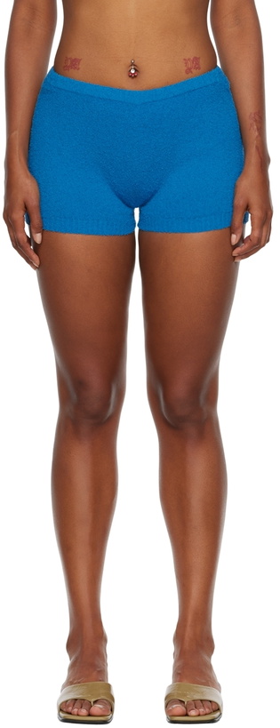 Photo: Paloma Wool Blue Puri Shorts