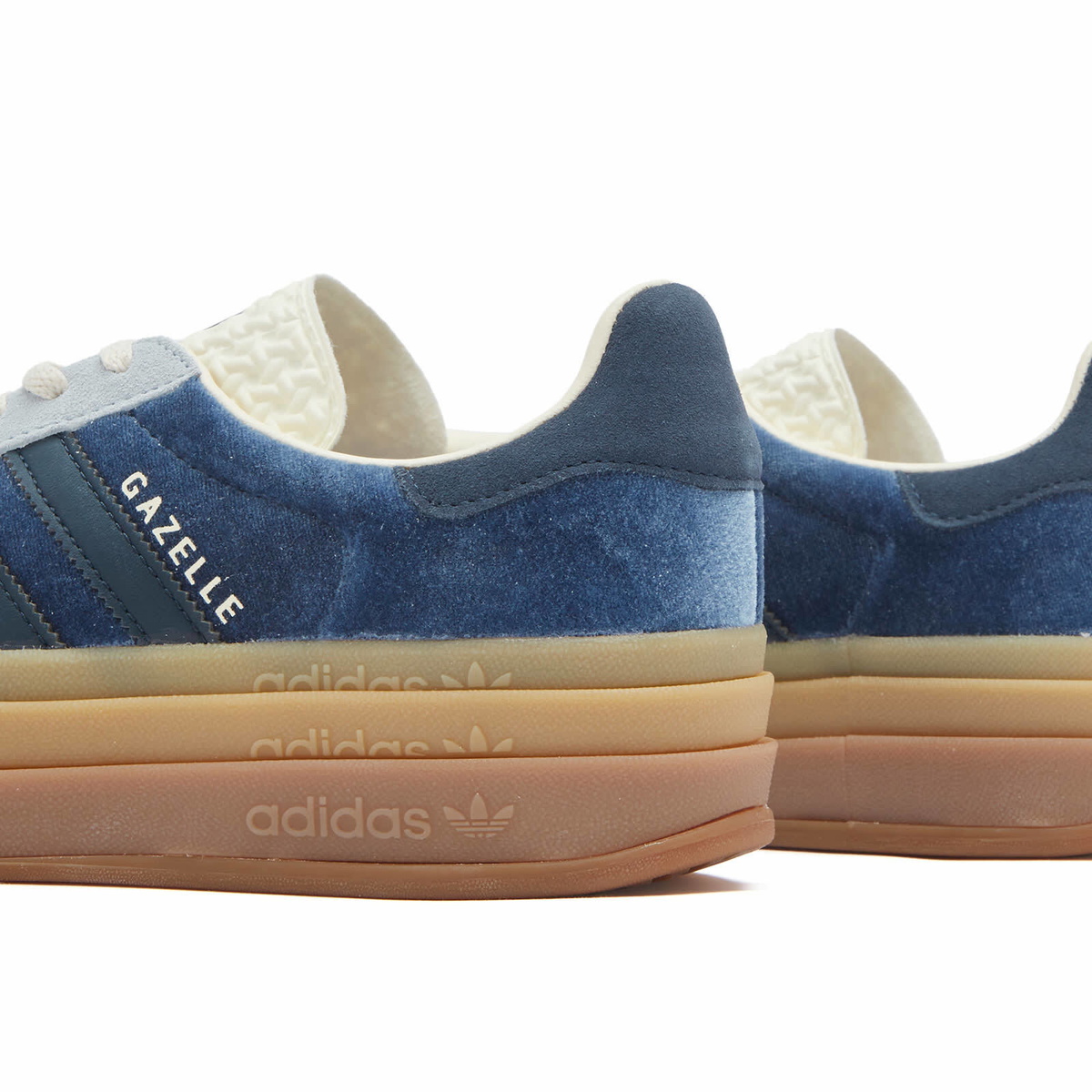 Adidas Women's Gazelle Bold W Sneaker in Ink/Aurora/Blue adidas